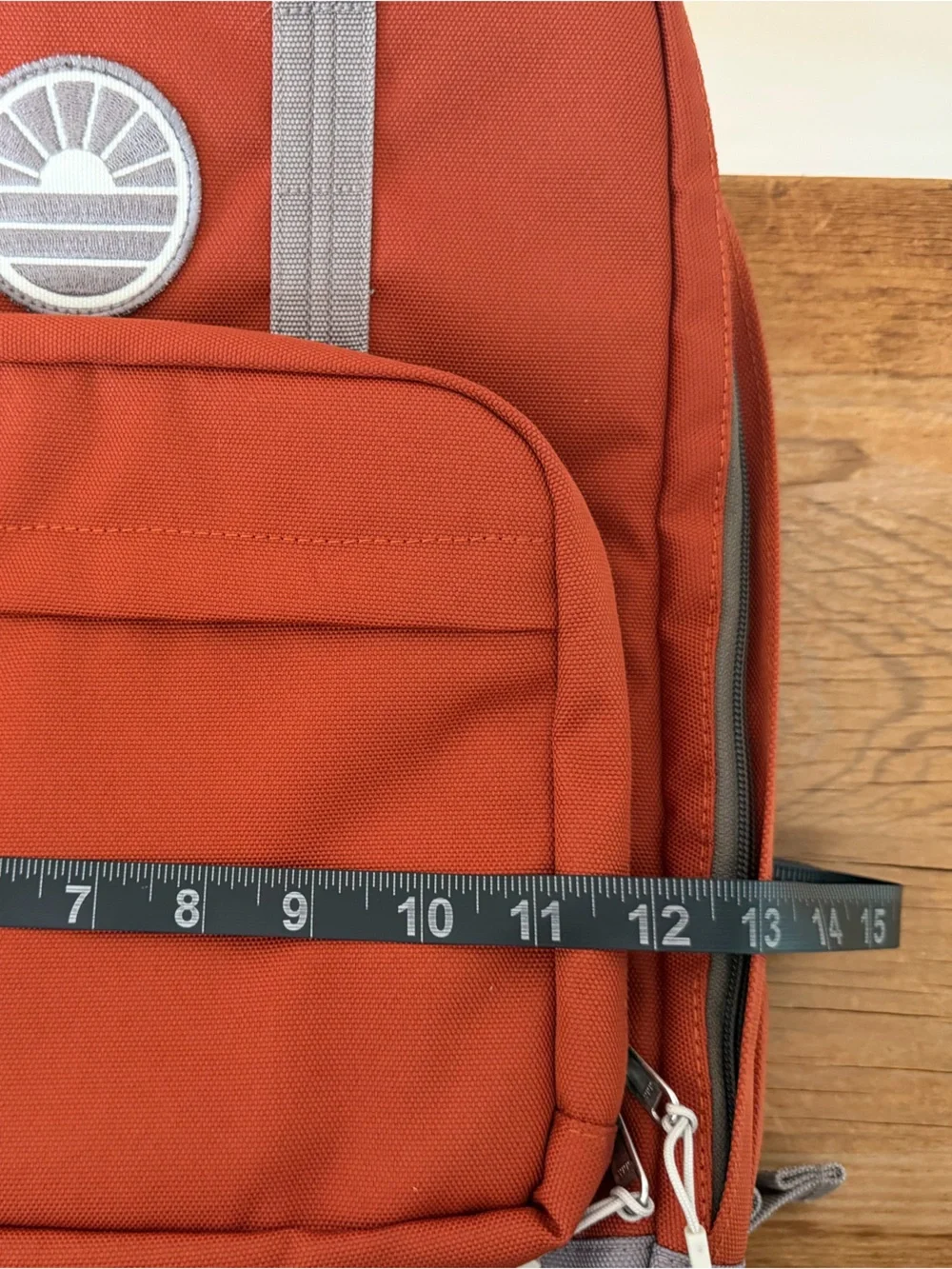 NWOT Tobiq Travel Backpack Rust Orange Red Full Size School Work Laptop Pack